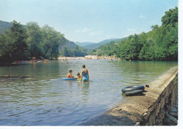Delcampe - CPM - 30- Le Gardon De MIALET - La Baignade Du Camping - TBE - 1974 - Anduze
