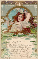 Jugendstil Frau 1901 I-II Art Nouveau - Non Classés