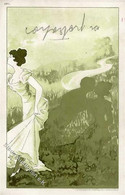 Jugendstil Frau I-II Art Nouveau - Non Classés