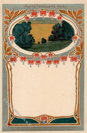 Jugendstil Mappe Postkarte Nr. 3 I-II Art Nouveau - Non Classés