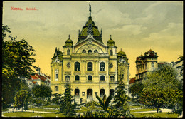 KASSA 1916. Színház. Régi Képeslap - Hungary