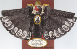 Mechanik-Karte Kaiser Wilhelm Deutscher Adler Zieh-Karte I-II (keine Ak-Einteilung) - Autres & Non Classés