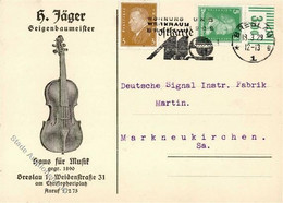 BRESLAU - GEIGENBAUMEISTER H.Jäger - HAUS Für MUSIK - Weidenstrasse I - Reclame