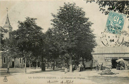 La Garenne Bezons * Le Marché Et L'église * Place * Halles * Foire - La Garenne Colombes