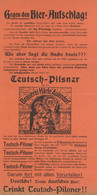 Bier Aulendorf (7960) Teutsch Pilsner Brauerei Härle Plakat Gegen Bieraufschlag Ca. 16 X 33 Cm II (Unterer Rand Beschädi - Werbepostkarten