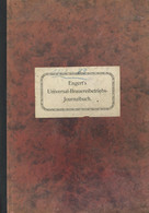 Bier Engerts Universial Brau Journalbuch Engert, Johann 20'er Jahre Eigenverlag II (fleckig) Bière - Werbepostkarten