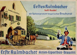 Bier Kulmbacher Postkutsche Gasthaus Zum Postillion I-II Bière - Werbepostkarten