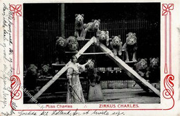 Zirkus Charles Löwen Dressur Miss Chales I908 I-II - Circo