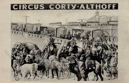 Zirkus Corty-Althoff Elefanten Tiere 1913 I-II - Circo