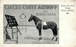 Zirkus Corty-Althoff Pferd Der Kluge Hans I-II (Eckbug) - Circo