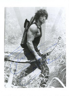 Schauspieler Stallone, Silvester Foto 13 X 18 Cm Mit Original Autogramm I-II - Acteurs