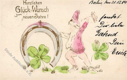 Zwerg Neujahr Prägedruck 1904 I-II Bonne Annee Lutin - Contes, Fables & Légendes