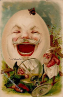 Ostern Eierkopf Zwerge 1904 I-II Lutin Paques - Pâques