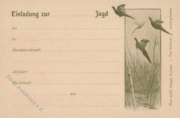 Jagd Fasanen Einladung I-II Chasse - Otros & Sin Clasificación