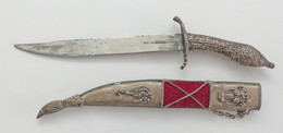 Militär Griechenland Dagger Klinge 23 Cm Zierdolch Moderne Anfertigung I-II - Autres & Non Classés