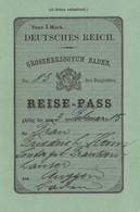 WK I Dokumente Reise-Pass Müllheim (7840) 1915 I-II - Weltkrieg 1914-18