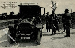 WK I Großherzog Von Baden Im Rekruten Depot 1915 II (Abschürfung) - Weltkrieg 1914-18