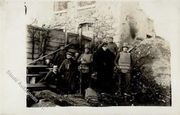WK I Im Felde Grabenpanzer Soldaten Foto-Karte I-II - Weltkrieg 1914-18