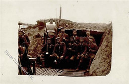 WK I Im Felde Grabenpanzer Soldaten Foto-Karte I-II - Weltkrieg 1914-18