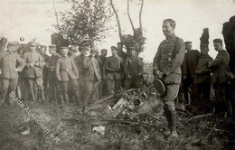 WK I Leutnant Böhm Abgeschossenes Flugzeug  I-II Aviation - Weltkrieg 1914-18