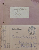 Feldpost WK I Lot Mit Weit über Hundert Feldpostkarten Aus Einer Korrespondenz Zwischen 1914 Und 1916 I-II - Guerra 1914-18