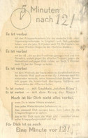 Anti Propaganda WK II Flugblatt 5 Minuten Nach 12 II - Guerra 1939-45