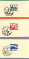 NS-GEDENKBLATT WK II - 3 Kleine Gedenkblätter S-o IAA BERLIN 1939 Mit Entspr. Marken I-II - Oorlog 1939-45