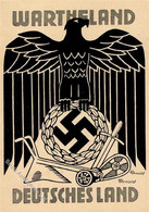 Propaganda WK II - WARTHELAND DEUTSCHES LAND - Künstlerkarte Sign. H.Arnold I - Oorlog 1939-45