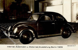 Propaganda WK II Berlin Mitte (1000) Int. Automobil U. Motorrad Ausstellung VW Käfer I-II Expo - Guerra 1939-45