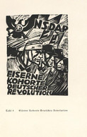 Propaganda WK II Bild Tafel 12 X 19 Cm Eiserne Kohorte Deutscher Revolution I-II - Oorlog 1939-45