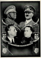 MUSSOLINI WK II - Mit Hitler - RIBBENTROP Und GRAF CIANO - MILITÄRBÜNDNIS DEUTSCHLAND-ITALIEN 1939 I-II - Guerra 1939-45