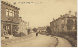 MOMIGNIES : Rue De La Station - CPA PEU COURANTE - Cachet De La Poste 1938 - Momignies