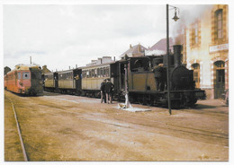 Paimpol  (Côte Du Nord)  -  Train De Voyageurs En Gare En 1955 - Ravitaillement En Eau De La Locomotive - Reproduction - Paimpol