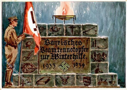 WHW WK II Bayerisches Beamtennotopfer Zur Winterhilfe I-II - Weltkrieg 1939-45