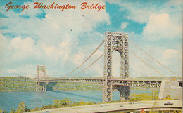 New York City - Pont George Washington Bridge - Unused - VG Condition - 2 Scans - Bruggen En Tunnels