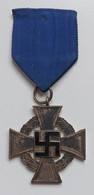 WK II Orden 25 Jahre Treue Dienste Mit Schatulle I-II (Schatulle Defekt) - Oorlog 1939-45