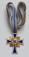 WK II Orden Ehrenkreuz Der Deutschen Mutter 1. Stufe Gold Mit Schatulle II (Schatulle Defekt, Emaille Abschürfung) - Oorlog 1939-45