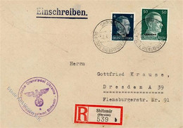 DT.BESETZUNG WK II - DEUTSCHE DIENSTPOST UKRAINE - R-Brief -SHITOMIR 1943- Ank-o I - Guerre 1939-45