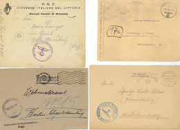 Feldpost WK II Lot Mit 16 Belegen Dabei Bessre Stücke Z. B. Phodas Riga Ostland Usw. I-II - Guerra 1939-45