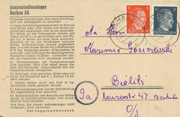 WK II KZ - Post Dachau 10.1.1945 I-II - Guerra 1939-45