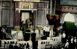 Synagoge Bulgarien Innenansicht 1916 I-II (Ecken Abgestoßen) Synagogue - Judaika