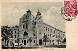 Synagoge Hradec Kralove  Tschechien 1913 I-II Synagogue - Judaika