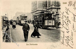 Judaika - Jude LODZ Vor Strassenbahn I-II Tram Judaisme - Judaika