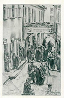 Judaika - Judenstrasse Sign. Cohn-Turner - Feldpostkarte 1916 (Randklebestelle) I-II Judaisme - Judaika