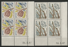 MONACO PREOBLITERES N° 96 Et 97 COINS DATES Cote 19 € Neufs ** MNH (voir Description) - VorausGebrauchte