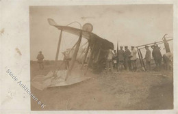 Flugzeuge WK I Absturz Foto AK 1917 I-II Aviation - Sonstige & Ohne Zuordnung