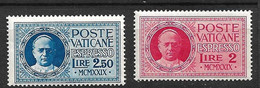 Vatican Expres  N°  1 Et 2      Neufs   *       B / TB     - Priority Mail