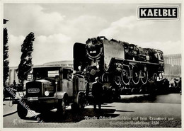 Eisenbahn Schnellzugmaschine Kaelble Foto AK I-II Chemin De Fer - Eisenbahnen