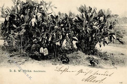 Kolonien Deutsch Südwestafrika Eingeborene Buschleute Stpl. Bethanien 1905 I-II Colonies - Afrika