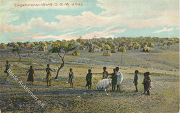 Kolonien Deutsch Südwestafrika Eingeborene Eingeborenen Werdt 1909 I-II (Eckbug) Colonies - Afrika